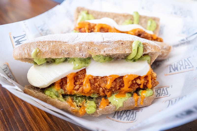 Turkey Avocado Sub with fresh greens