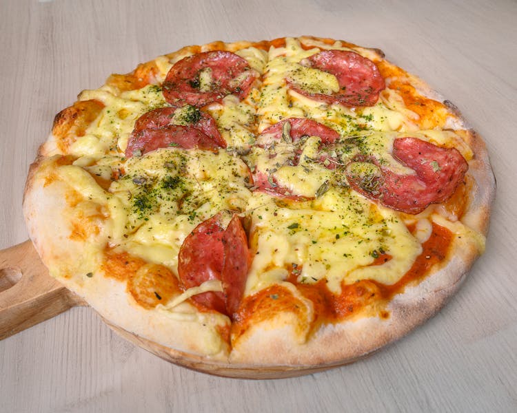 Classic Cheese Pizza with golden crust and melted mozzarella